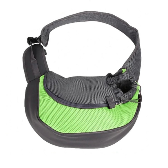 Doggy / Cat Sling Carrier.
Size: Small or Large. Color:
Green. - Picture 1 of 1